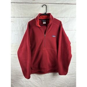 Vintage Patagonia Classic Synchilla Fleece Pullover Half-Zip Men Sz Large (flaw)
